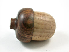 LV-2601 Incense Cedar Burl & Chechen Acorn Trinket Box, Jewelry Box-SCREW CAP