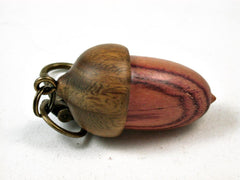 LV-2696 Acorn Pendant Box, Charm, Pill Holder from Masur Birch & Betelnut-SCREW CAP