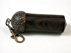 LV-2685 Mun Ebony & Betelnut Pendant Box, Pill Holder-SCREW CAP