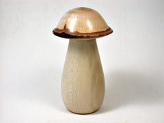 LV-2951 Holly & Live Oak Wooden Mushroom Trinket Box, Pill, Jewelry Box-THREADED