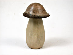 LV-3028 Holly & Live Oak Wooden Mushroom Trinket Box, Pill, Jewelry Box-THREADED