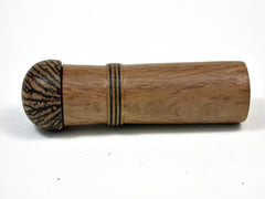 LV-2608 Cork Oak & Betelnut Slim Box, Toothpick Holder, Needle Case-SCREW CAP