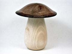 LV-3027 Holly & Live Oak Wooden Mushroom Trinket Box, Pill, Jewelry Box-THREADED