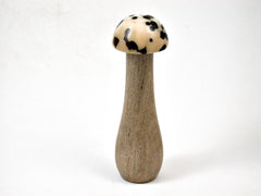 Reserved for Tammy: LV-3154 African Celtis & Raphia Palm Nut Mushroom Needlecase-THREADED