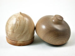 LV-3146 Port Orford Cedar & Myrtle Acorn Pill Box, Jewelry, Engagement Ring Box-AROMATIC