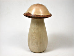 LV-2951 Holly & Live Oak Wooden Mushroom Trinket Box, Pill, Jewelry Box-THREADED