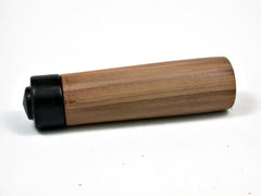 LV-2648 Japanese Sugi & Ebony Slim Box, Toothpick Holder, Needle Case-SCREW CAP