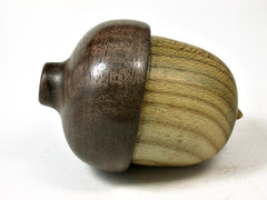 LV-2739 Devil's Walking Stick & Walnut Acorn Jewelry, Ring Box, Pill Box-SCREW CAP