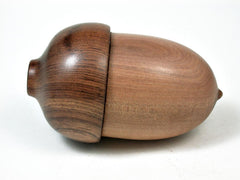 LV-2945 Wooden Acorn Jewelry, Ring Box, Pill Box from Sandalwood & Tamboti-SCREW CAP