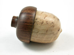 LV-2601 Incense Cedar Burl & Chechen Acorn Trinket Box, Jewelry Box-SCREW CAP