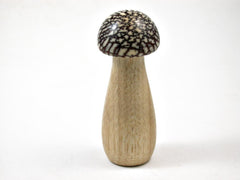 LV-3150 Persimmon & Betel Nut Mushroom Box, Pill Holder-THREADED