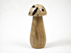 LV-3149 Persimmon & Raphia Palm Nut Mushroom Box-THREADED