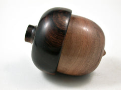 LV-3143  Hawaii Sandalwood & Arizona Ironwood  Acorn Pill Box, Jewelry, Engagement Ring Box-SCREW CAP