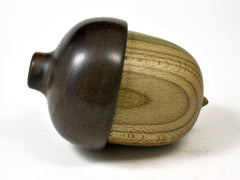 LV-2739 Devil's Walking Stick & Walnut Acorn Jewelry, Ring Box, Pill Box-SCREW CAP