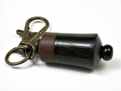 LV-1265 Compartment Pendant, Bag Charm, Compartment Jewelry Camatillo & Lignum Vitae-SCREW CAP