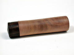 LV-2646 Bermuda Cedar & Ebony Slim Box, Toothpick Holder, Needle Case-SCREW CAP