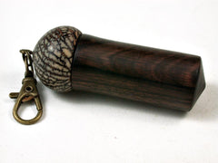 LV-2685 Mun Ebony & Betelnut Pendant Box, Pill Holder-SCREW CAP