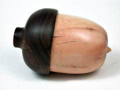 LV-2897 Acorn Box, Ring Box, Pill Box Bristlecone Pine & Ironwood-SCREW CAP
