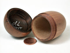 LV-2945 Wooden Acorn Jewelry, Ring Box, Pill Box from Sandalwood & Tamboti-SCREW CAP