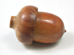 LV-2787 Raja Kayu & Ponderosa Pine Burl Acorn Jewelry Box, Pill Box, Trinket Box-SCREW CAP