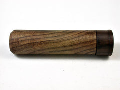 LV-2681 Redbud & Mun Ebony Slim Box, Toothpick Holder, Needle Case-SCREW CAP