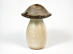 LV-2953 Holly & Live Oak Wooden Mushroom Trinket Box, Pill, Jewelry Box-THREADED