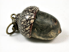 LV-2928 Acorn Pendant Box, Pill Fob from Buckeye Burl & Betel Nut-SCREW CAP