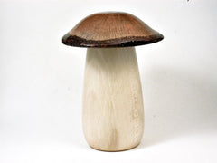 LV-3026 Holly & Live Oak Wooden Mushroom Trinket Box, Pill, Jewelry Box-THREADED