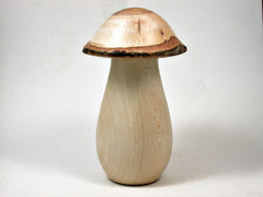 LV-2950 Holly & Live Oak Wooden Mushroom Trinket Box, Pill, Jewelry Box-THREADED