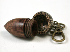LV-2717 Curly Koa & Betelnut Acorn Pendant Box-SCREW CAP