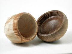 LV-3146 Port Orford Cedar & Myrtle Acorn Pill Box, Jewelry, Engagement Ring Box-AROMATIC