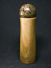 LV-700 Green Poplar & Raphia Palm Nut Slim Pill Box, Snuff Box, Toothpick Holder, Needle Case-SCREW CAP