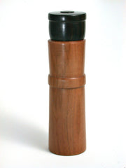 LV-1392 Mountain Mahogany & Ebony Pill Box, Snuff Box, Toothpick Holder, Needle Case-SCREW CAP