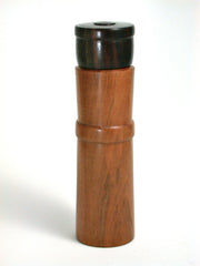 LV-1392 Mountain Mahogany & Ebony Pill Box, Snuff Box, Toothpick Holder, Needle Case-SCREW CAP