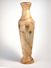 LV-319 Douglas Fir Recycle Christmas Tree Hand Turned Weed Pot, Tall Vase