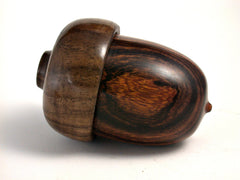 LV-1419 Desert Ironwood & Walnut Acorn Trinket Box, Jewelry Box-SCREW CAP