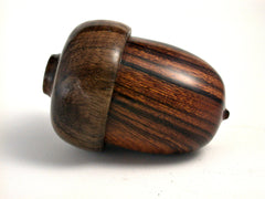 LV-1419 Desert Ironwood & Walnut Acorn Trinket Box, Jewelry Box-SCREW CAP