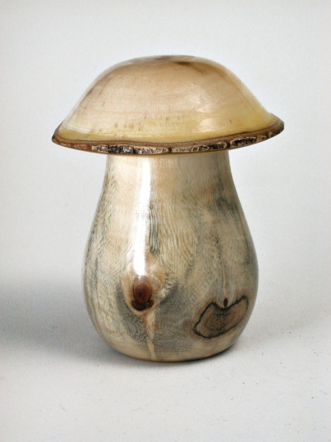 LV-1427 New Zealand Tarata Mushroom Shaped Trinket Box, Toothpick Holder, Jewelry Box-SCREW CAP