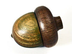 LV-1430 Verawood & Live Oak Acorn Trinket Box, Keepsakes, Jewelry Box-SCREW CAP