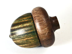 LV-1430 Verawood & Live Oak Acorn Trinket Box, Keepsakes, Jewelry Box-SCREW CAP