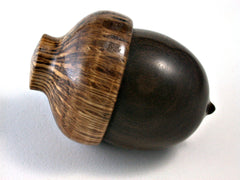 LV-1440 Cocuswood & Cork Oak Acorn Ring Box, Keepsakes, Jewelry Box-SCREW CAP