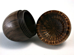 LV-1440 Cocuswood & Cork Oak Acorn Ring Box, Keepsakes, Jewelry Box-SCREW CAP