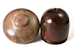 LV-1461 Manzanita Burl & Black Walnut Acorn Trinket, Keepsakes, Jewelry Box-SCREW CAP