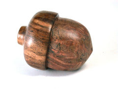 LV-1464 Papaturro Burl & Mora Acorn Trinket, Keepsakes, Jewelry Box-SCREW CAP