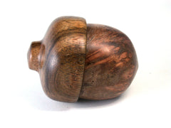 LV-1464 Papaturro Burl & Mora Acorn Trinket, Keepsakes, Jewelry Box-SCREW CAP