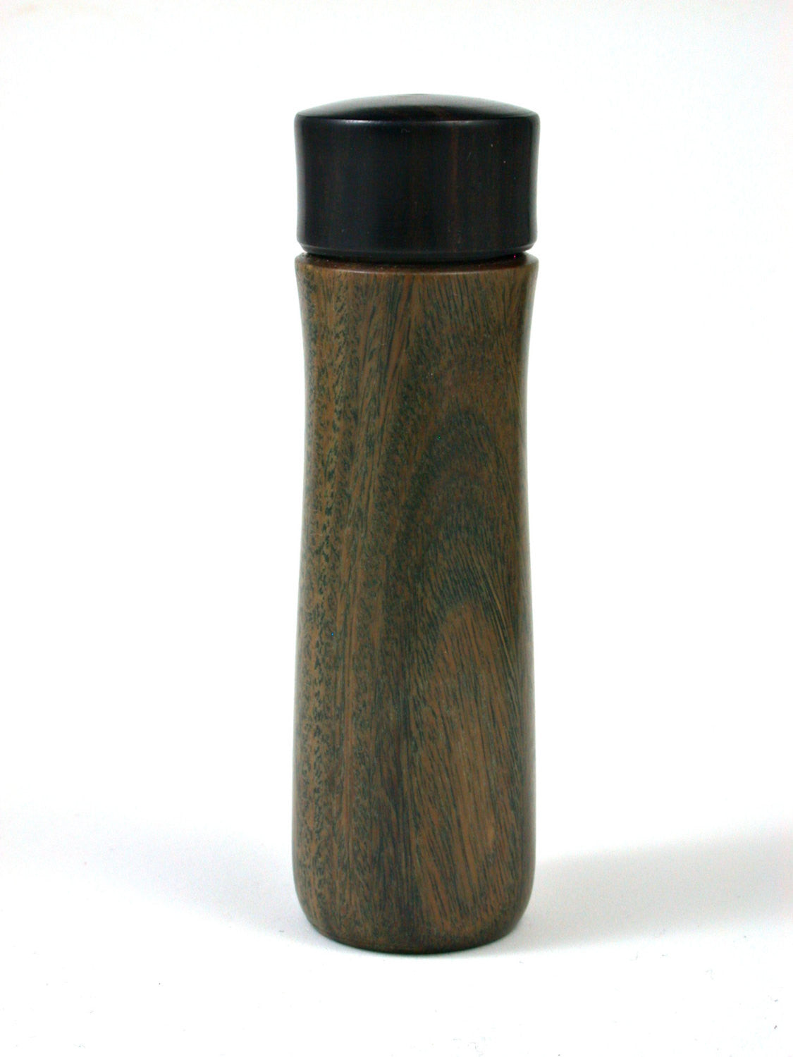 LV-1503 Verawood & Ebony Pill Box, Toothpick Holder, Needle Case-SCREW CAP
