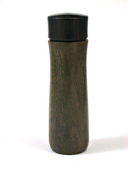 LV-1503 Verawood & Ebony Pill Box, Toothpick Holder, Needle Case-SCREW CAP