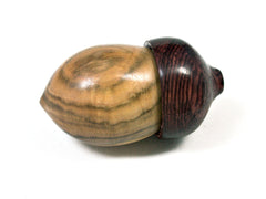 LV-1565 Chinese Pistachio and Camatillo Acorn Box, Pill Holder, Cash Stash