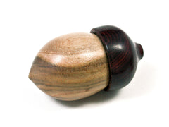 LV-1565 Chinese Pistachio and Camatillo Acorn Box, Pill Holder, Cash Stash