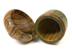 LV-1612 Verawood & Bocote Acorn Trinket Box, Keepsakes, Jewelry Box-SCREW CAP